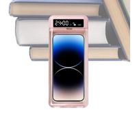 Lock Box with Timer - Smart Cellphone Locker Case - Transparent Phone Addiction Control Box for College Students Dorm School Kids Work Classroom Travel Adults Kitchen Bedroom Teens