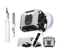 Lock Case Compatible with AirPods Pro 3 with Magnetic Charging and Stand | Military Grade Armor Shockproof Rugged Shell Protective Cover for Women Men with Keychain and Cleaning Pen Kit