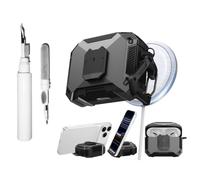 Lock Case Compatible with AirPods Pro 3 with Magnetic Charging and Stand | Military Grade Armor Shockproof Rugged Shell Protective Cover for Women Men with Keychain and Cleaning Pen Kit