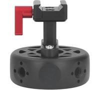 Lock Clamp Round Quick Release, 3/8in Thread Aluminium Alloy Camera Cage Accessory, Light Weight Rail Clamp for DSLR Camera Rig, Anti Twist QR Locking Rod with ErgonomicDurable and Fashion