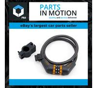 SPORT DIRECT Sekura 4 Digit Combination Cycle Lock - 12mm x 85cm - SLK204