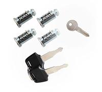 Lock Core for Car Racks System Components,One-Key Lock Cylinders System Compatible with Thule Racks and Accessories,4 Pack Lock Set