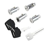 Lock Cores for Thule, 4 Pack with 2 Keys Lock Cylinder Cores Replacement | For Thule Roof Box, Bike Rack, Cross Bars, Car Roof Cargo Rails, Ski and Kayak Rack