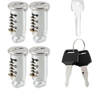Lock Cores for Thule Security Lock with 2 Keys and 1 Control Key, Roof Rack Security Lock for Thule Lock Cylinder Replacement Parts Roof Rack Roof Boxes Cross Bars