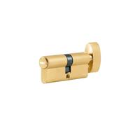 Lock Cylinder Anti-Theft Brass with Key Reliable Security Core for Doors Durable(No Key-75-Color1)