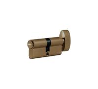 Lock Cylinder Anti-Theft Brass with Key Reliable Security Core for Doors Durable(No Key-75-Color2)