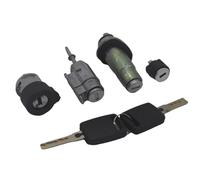 Lock Cylinder Assy 4B0905851B 4D0905855G Compatible with A6 C5 4B 1.9TDI Full Lock Set Ignition Switch Left Door Trunk Lock Barrel Cylinder(Set)(Set)