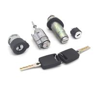 Lock Cylinder Assy 4D0905855G 4B0905851B Compatible with A6 C5 B4 1.9TDI Complete Lock Set Ignition Switch Left Door Trunk Lock Barrel Cylinder(Set)(Set)