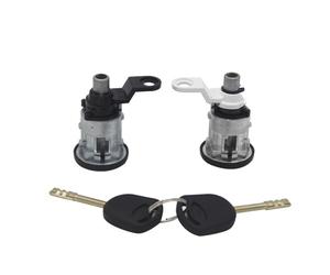 Lock Cylinder Assy 95VBB22050FG Compatible with Transit for Tourneo 1994-2000 Complete Lock Set Ignition Switch Fuel Barrel Sliding Side Door Lock(2pcs Door Lock)