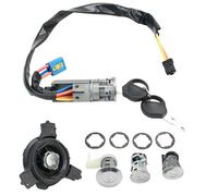 Lock Cylinder Assy Compatible with Peugeot for 206 1998- Set of 3 Locks + Neiman + Fuel Cap + 2 Keys