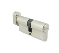 Lock Cylinder, Brass Door Lock Room Toilet BK Cylinder Hardware Bathroom No Key(70mm)