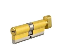 Lock Cylinder, Cylinder Single Open Sided Break Anti Pry Stainless Steel Bar Brass Snake Groove Cylinder 8 Keys Cylinder Lock (70mm)