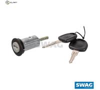 Lock cylinder insert with two keys 99 90 2748 SWAG for OPEL CORSA A TR KADETT D