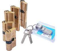 Lock Cylinder, Lock 65 70 80 90 115mm AB Key Anti-Theft Brass Door Extended Core Barrel(85(32.5 52.5))