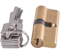 Lock Cylinder, Lock 85mm Pure Copper AB Core Anti-Theft Brass Door Single Row Marble(5pcs 85(32.5 52.5))