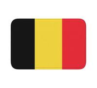 Lock Edge Floor Mat Hem 40x60 WHJSHOP Flag of Belgium Picture for Toilet, Dressing Table, Vacation Home, Master Bathroom, Children's Bathroom, and Guest Suite