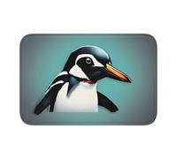 Lock Edge Floor Mat Hem 40x60 WHJSHOP Penguin Picture for Toilet, Dressing Table, Vacation Home, Master Bathroom, Children's Bathroom, and Guest Suite