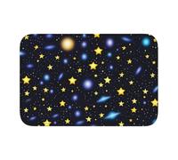 Lock Edge Floor Mat Hem 40x60 YYHHAOFA Galaxy Universe Star Pattern for Toilet, Dressing Table, Vacation Home, Master Bathroom, Children's Bathroom, and Guest Suite