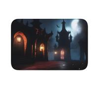 Lock Edge Floor Mat Hem 40x60 YYHHAOFA Lantern at Night Pattern for Toilet, Dressing Table, Vacation Home, Master Bathroom, Children's Bathroom, and Guest Suite