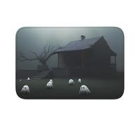 Lock Edge Floor Mat Hem 40x60 YYHWHJDE Haunted Mansion Prints for Toilet, Dressing Table, Vacation Home, Master Bathroom, Children's Bathroom, and Guest Suite