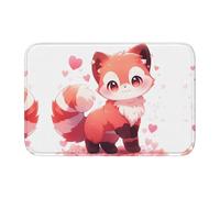 Lock Edge Floor Mat Hem 40x60 YYHWHJDE Shy Little Panda Prints for Toilet, Dressing Table, Vacation Home, Master Bathroom, Children's Bathroom, and Guest Suite