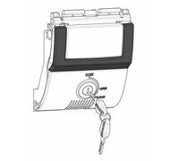 SHAD SPARE PART MECHANISM TOP CASE SH48 DARK GREY PREMIUM, grey