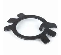 Lock Gasket Spacer GB858 M10 M12 M14 M16-M60 Black Carbon Steel Washers Retaining Stop for Slotted Round Nuts(M40(3pcs))