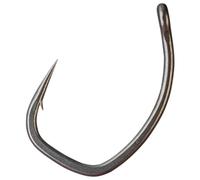 Lock Hooks - Barbed & Barbless - Sizes 2, 4, 6, 8 - Aggressive Curve Hook with Needle Point - Strong Forged Steel - Ideal for Rigs, Bottom Baits & Wafters (Barbed, 8)