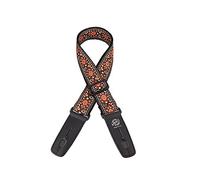 Lock It LIS063 Guitar Strap - Classic Woven, Chestnut Bay
