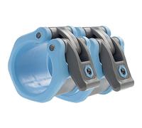 Lock-Jaw HEX 50mm / 2" Olympic Barbell Collar - Quick Release Barbell Clamp (LIGHT BLUE)