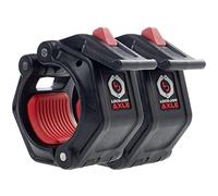 Lock-Jaw PRO 2 AXLE Barbell Collars (Black) Barbell Clamps - 1 Pair Heavy Duty Bar Clamps for 1.9" Specialty Olympic Bars - Secure Weight Bar Clamps for Strength Training & Gym Accessories