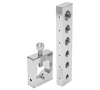 Lock Jig, Safety Wire Lockwire Nut Kit Carbon Steel Precise Bolt Drill Jig Metric Accurate Safety Wire Drill Guide Set with Safety Wire Lock Wire Nut and Bolt Drilling Jig