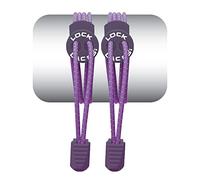 LOCK LACES - Elastic No Tie Shoe Laces - One Size Fits All for Kids and Adults - Elastic No Tie Shoelaces, Purple