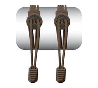 LOCK LACES - Elastic No Tie Shoelaces, One Size Fits All, Brown, 48-Inch