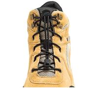 LOCK LACES for Boots (Elastic No Tie Boot Laces) (Black)