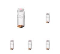 Lock & Lock 1.3 Litre Door Pocket Canister, 8.5 x 8.5 x 23 cm (Pack of 5)