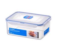 Storage Jar Lock & 2,3l Square Fresh Seal Container Vessel Freezer Kitchen