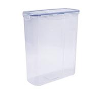 Lock & Lock HPL714F Rectangular Storage Container with Flip Top Lid - Clear/Blue, 4.3 L