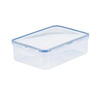 Locknlock Classic Clear Rectangular Plastic Easy Clean Reusable Airtight Food Storage Container 1.6L