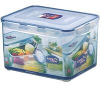 Locknlock Classic Clear Rectangular Plastic Airtight Food Storage Container With Freshness Tray 9L