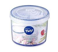 LocknLock Round 940ml Food Storage Containers with Lids - Airtight & Watertight, Microwave & Dishwasher Safe Food Containers with Twist Lids (127 x 104mm)