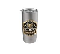Lock Master Locksmith Quote Locksmithing Lockpicking Funny Stainless Steel Insulated Tumbler