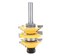 Lock Miter Router Bit, 8mm Shank West-Joint Router Bit Router Bits for Woodworking Raised Panel Router Bits Woodworking Milling Cutter Cabinet Door Window Carving Tool