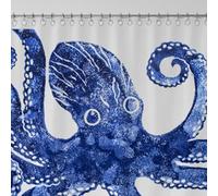 Lock 'n' roll Creatures Octopus Design Shower Curtain
