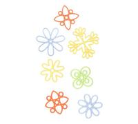 Lock 'n' roll Nadiya Hussain 4 Piece Coasters & 3 Piece Trivets Set