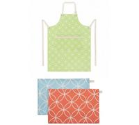 Lock 'n' roll Nadiya Hussain Apron & 2 Piece Tea Towel Set