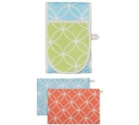 Lock 'n' roll Nadiya Hussain Double Oven Glove & 2 Piece Tea Towel Set