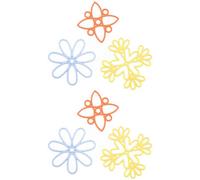 Lock 'n' roll Nadiya Hussain Set Of 6 Trivets Multi Colour