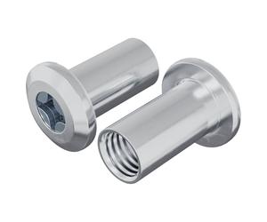 Lock Nut Nickel Steel Fastener Accessory Thread Protector Indoor vidaXL