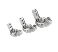 Lock Nuts, 3/5/10/PCS Wing Nuts M3 to M12 304 Stainless Steel Tighten Hand a Nut Butterfly Nut Ingot Eye nuts(304 stainless steel,M5 10PCS)